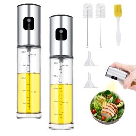 Olive Oil Sprayer Cooking BBQ Air Fryer Mister Spray  Fine Bottle Kitchen (Option: 2Pcs)